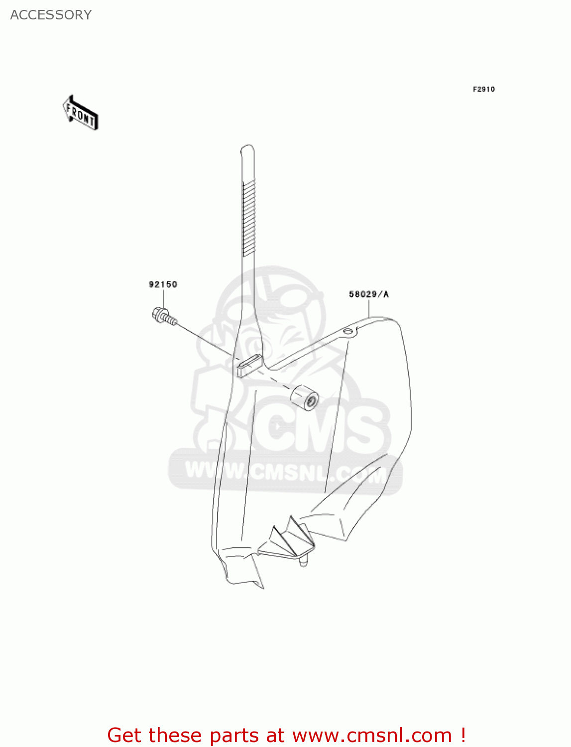 ACCESSORY KX100-D1 KX100 2001 USA CANADA