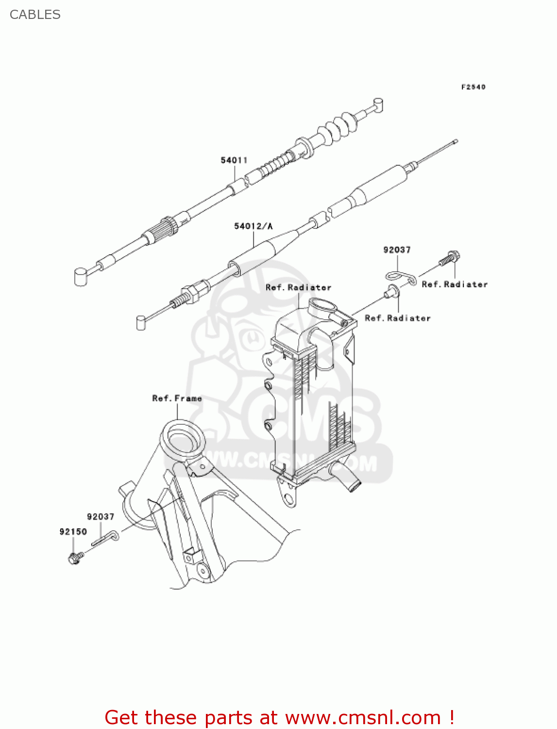 CABLES KX100-D2 KX100 2002 USA CANADA