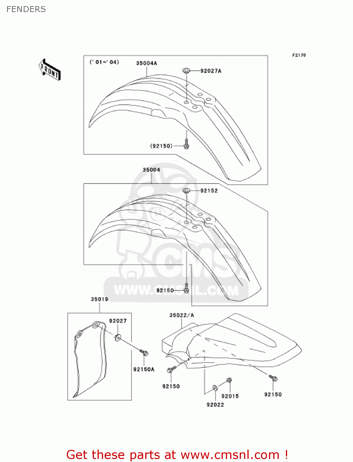 FENDERS KX100-D4 KX100 2004 USA CANADA