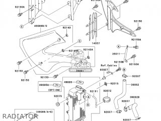 RADIATOR - KX100-D5 KX100 2005 USA CANADA