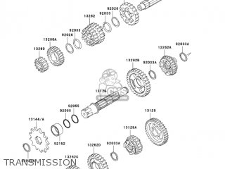 TRANSMISSION - KX100D6F KX100 2006 USA CANADA