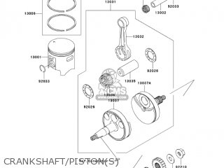 CRANKSHAFT/PISTON(S) - KX100D7F KX100 2007 USA CANADA