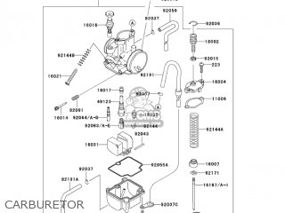 CARBURETOR - KX100D7F KX100 2007 USA CANADA