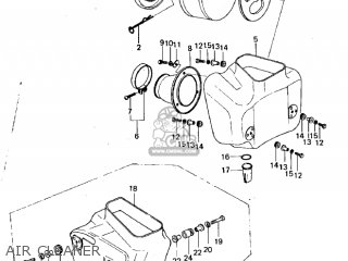 AIR CLEANER - KX125-A 1975