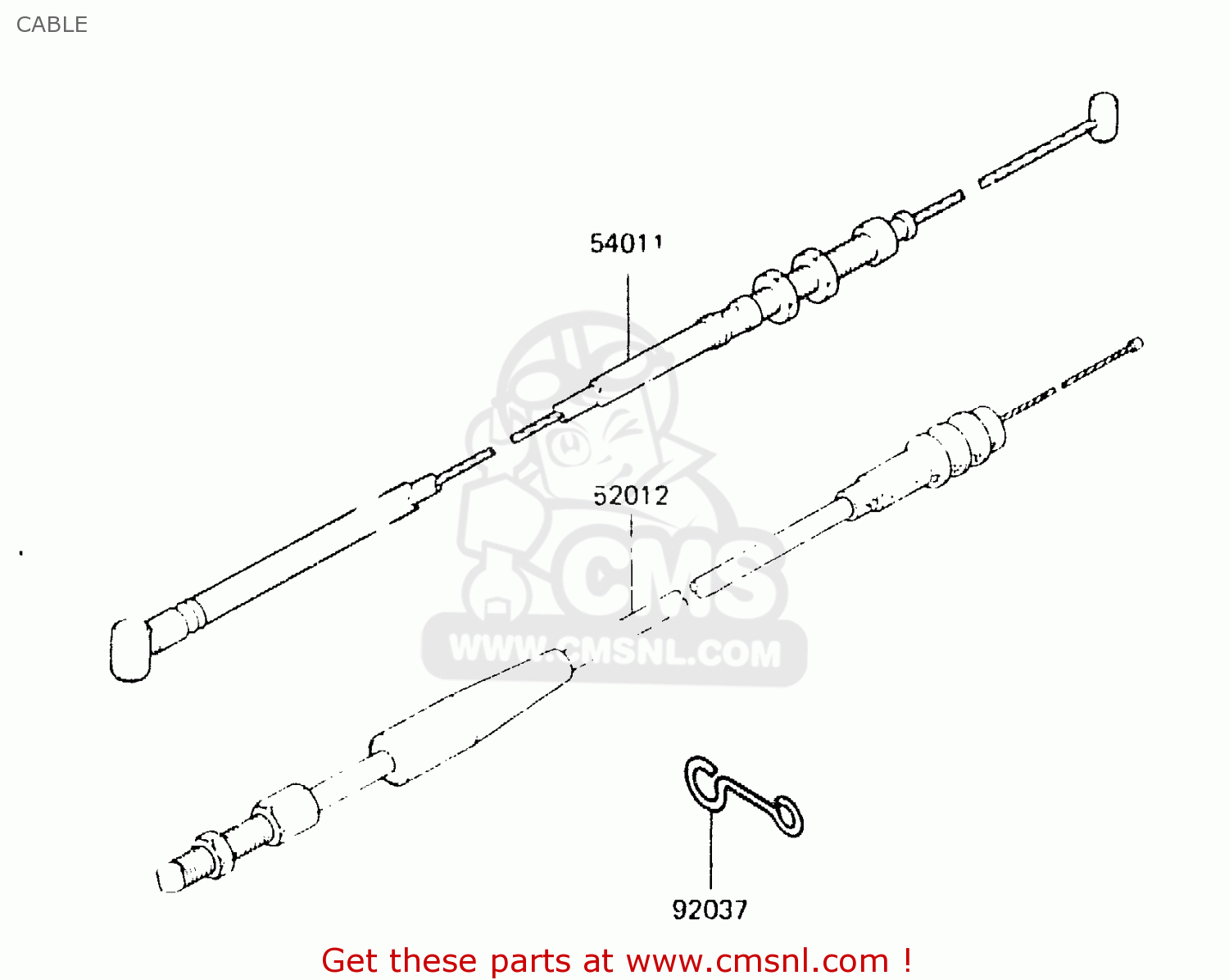 CABLE KX125-C1 1984 UNITED KINGDOM AL USA CN
