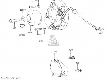 GENERATOR - KX125-C1 1984 UNITED KINGDOM AL USA CN