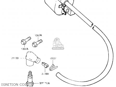 IGNITION COIL - KX125-C1 1984 UNITED KINGDOM AL USA CN
