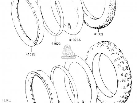 TIRE - KX125-C1 1984 UNITED KINGDOM AL USA CN