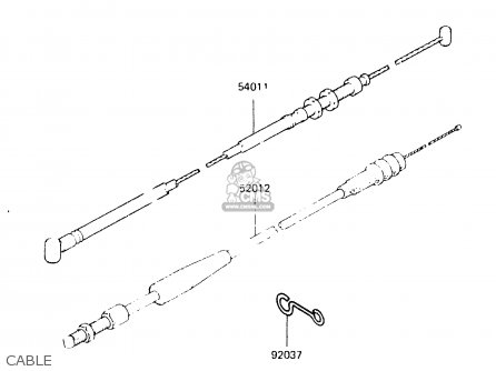 CABLE - KX125-C1 1984 UNITED KINGDOM AL USA CN