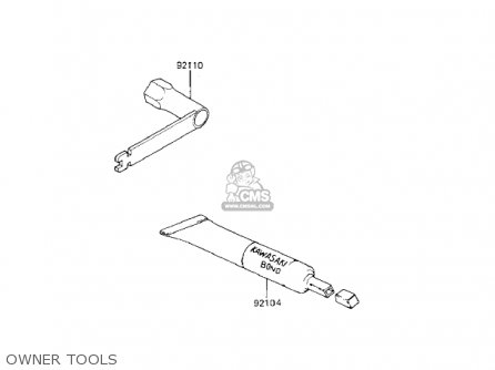 OWNER TOOLS - KX125-D1 KX125 1985 USA CANADA