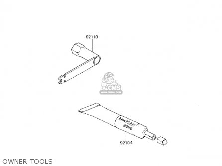 OWNER TOOLS - KX125-E1 KX125 1986 USA CANADA