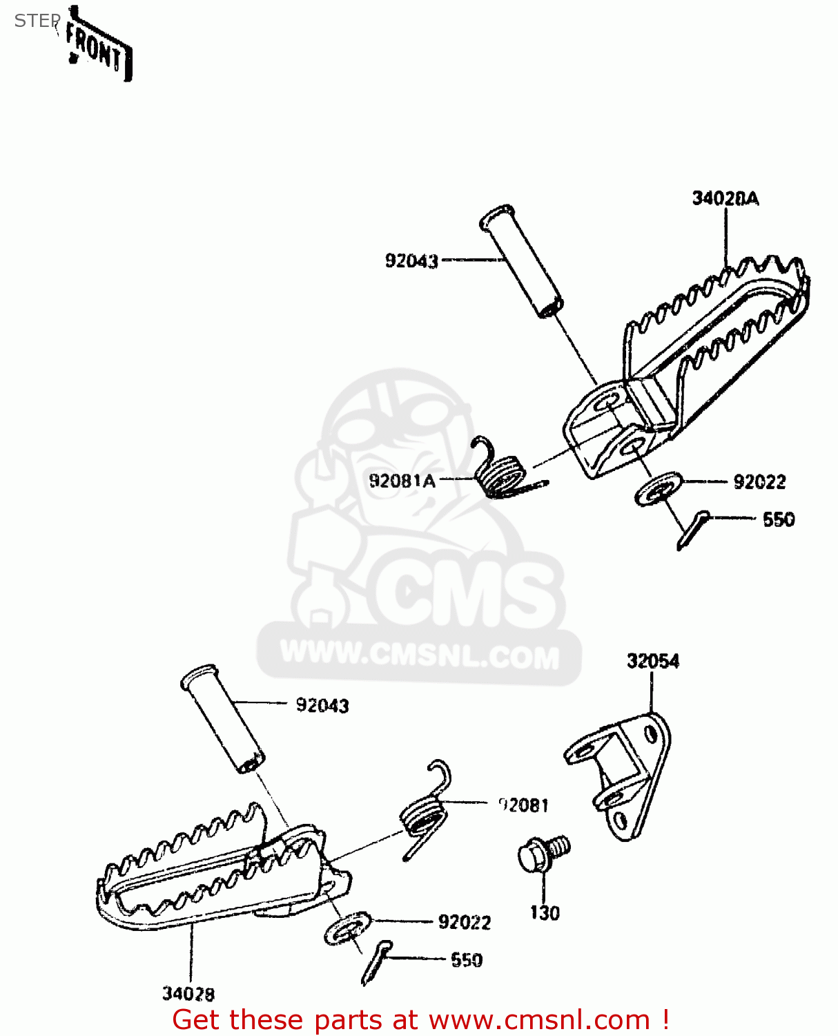 STEP KX125-E2 1987 EUROPE UK AL