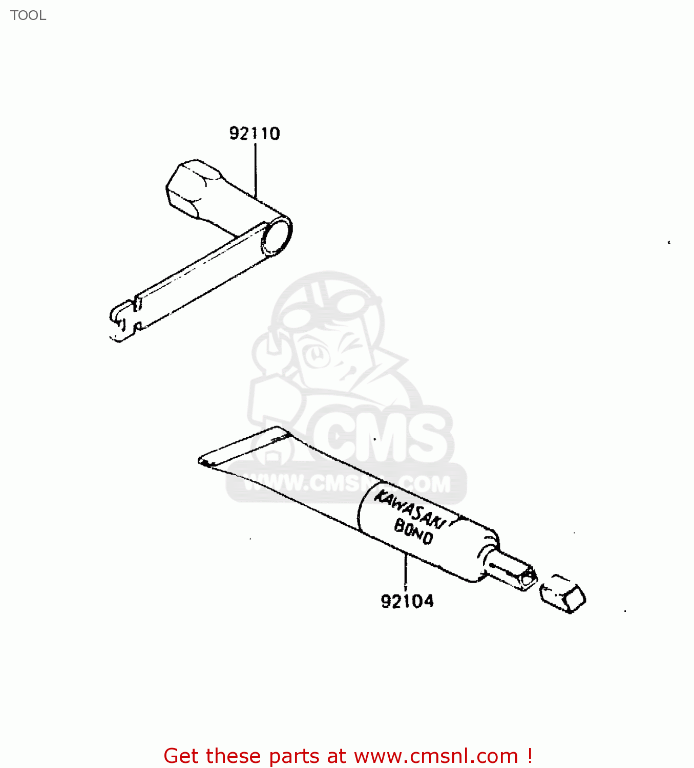 TOOL KX125-E2 1987 EUROPE UK AL
