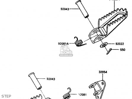 STEP - KX125-E2 1987 EUROPE UK AL