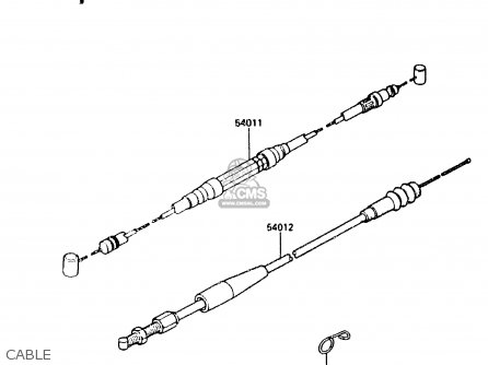 CABLE - KX125-E2 1987 EUROPE UK AL