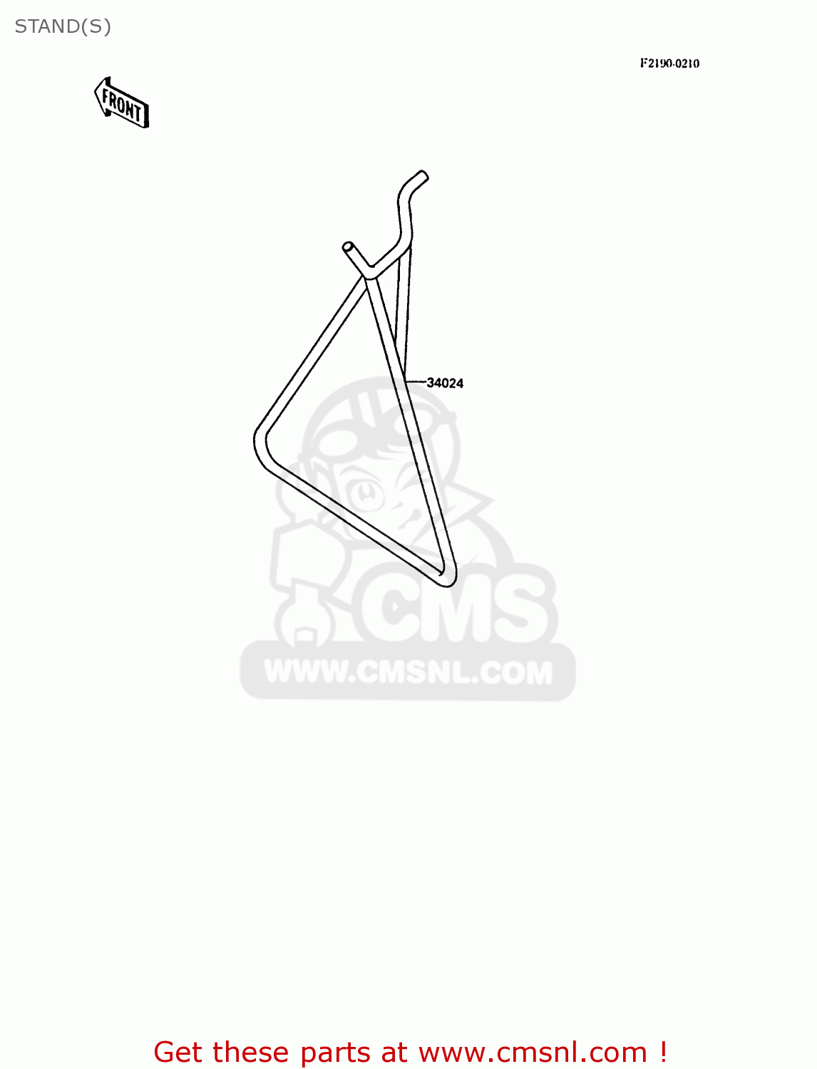 STAND(S) KX125-F1 1988 EUROPE UK AL