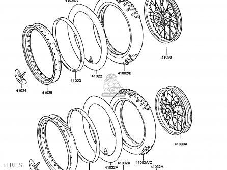 TIRES - KX125-F1 1988 EUROPE UK AL