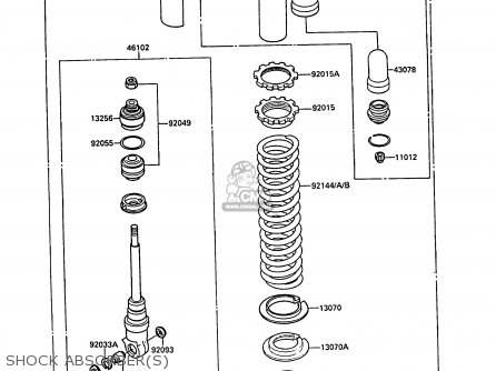 SHOCK ABSORBER(S) - KX125-F1 1988 EUROPE UK AL