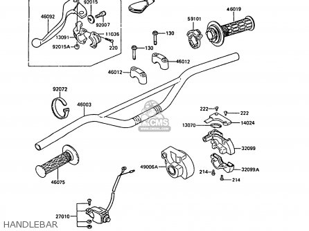 HANDLEBAR - KX125-F1 1988 EUROPE UK AL