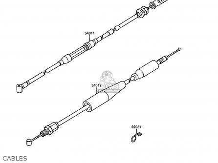 CABLES - KX125-F1 1988 EUROPE UK AL