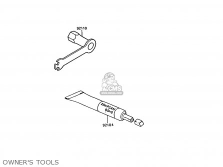 OWNER'S TOOLS - KX125-F1 1988 EUROPE UK AL