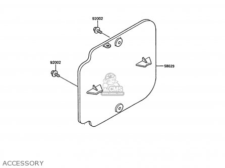 ACCESSORY - KX125-F1 1988 EUROPE UK AL
