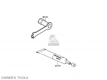 OWNER'S TOOLS - KX125-F1 1988 USA CANADA
