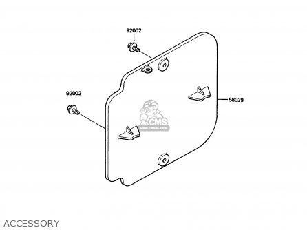 ACCESSORY - KX125-F1 1988 USA CANADA