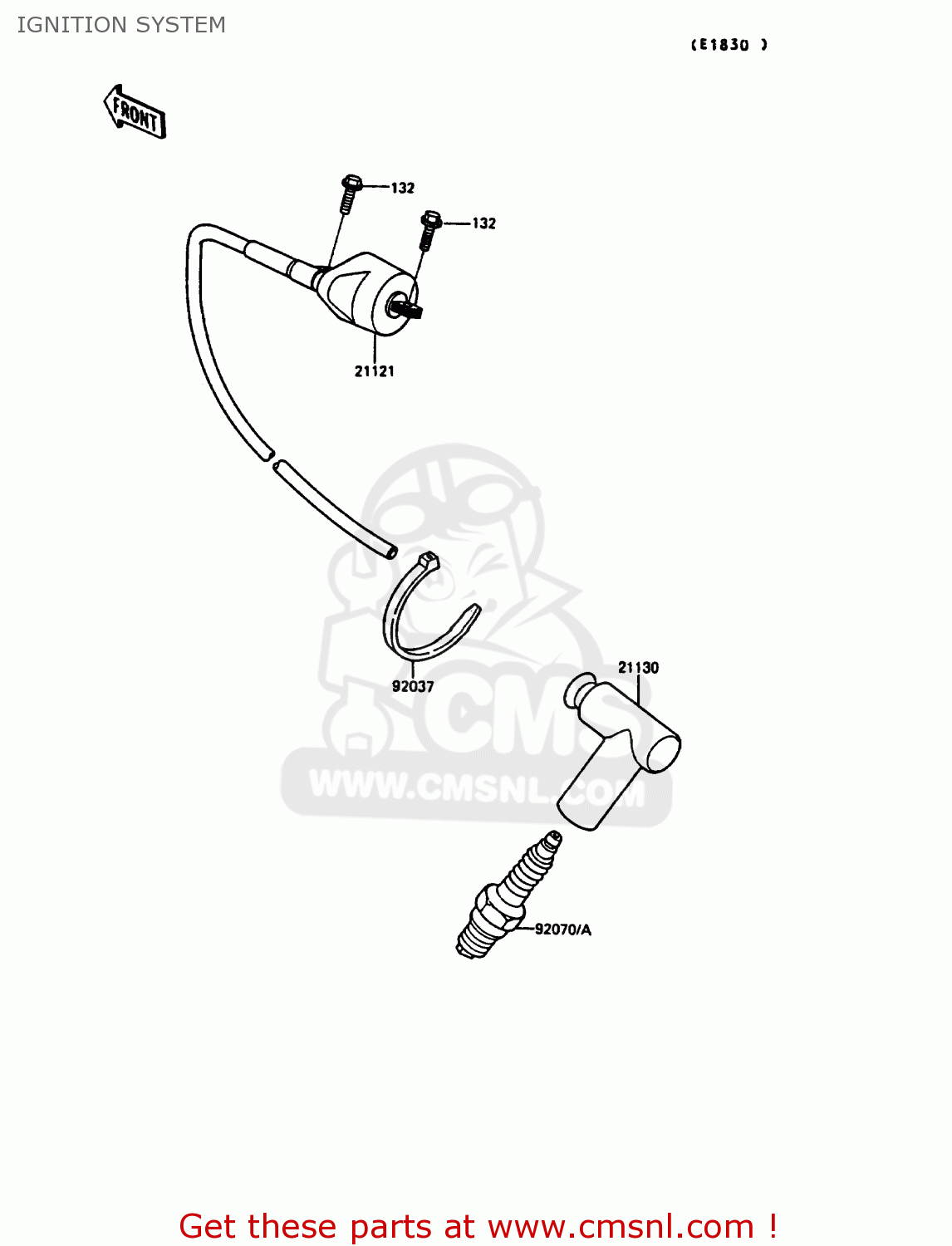 IGNITION SYSTEM KX125-G1 1989 EUROPE UK AL