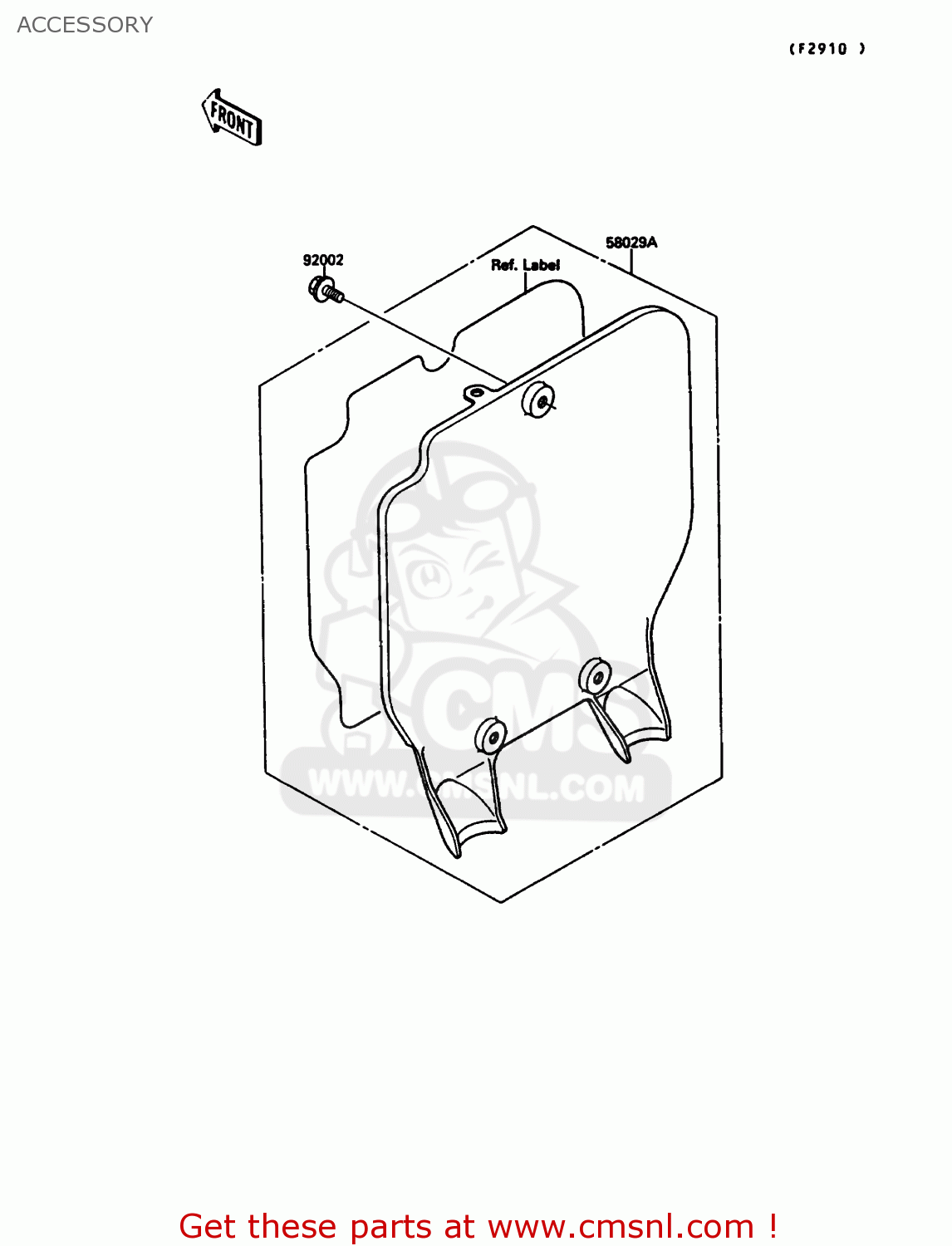 ACCESSORY KX125-G1 1989 EUROPE UK AL