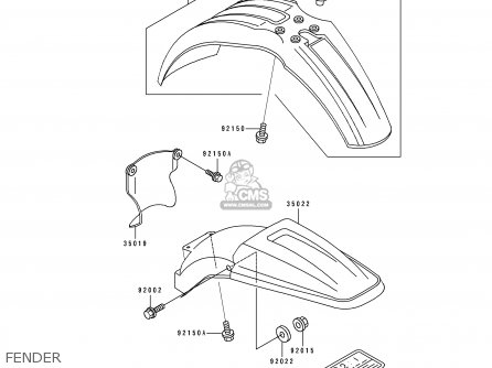 FENDER - KX125-H1 1990 EUROPE UK AL AS