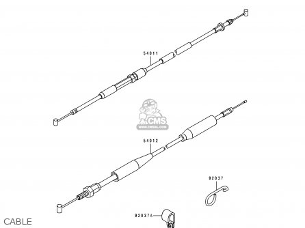 CABLE - KX125-H1 1990 EUROPE UK AL AS