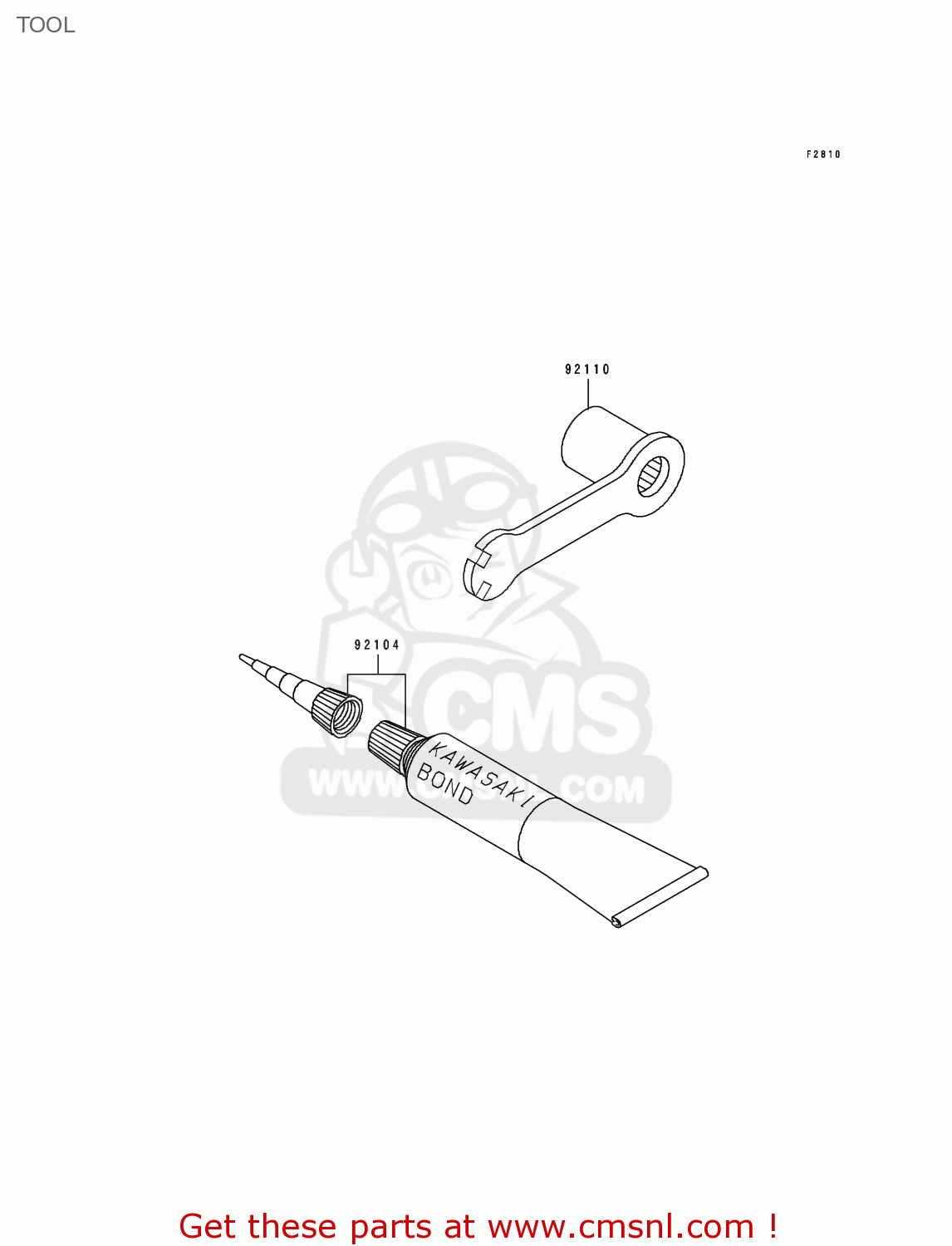 TOOL KX125-H1 1990 USA CANADA