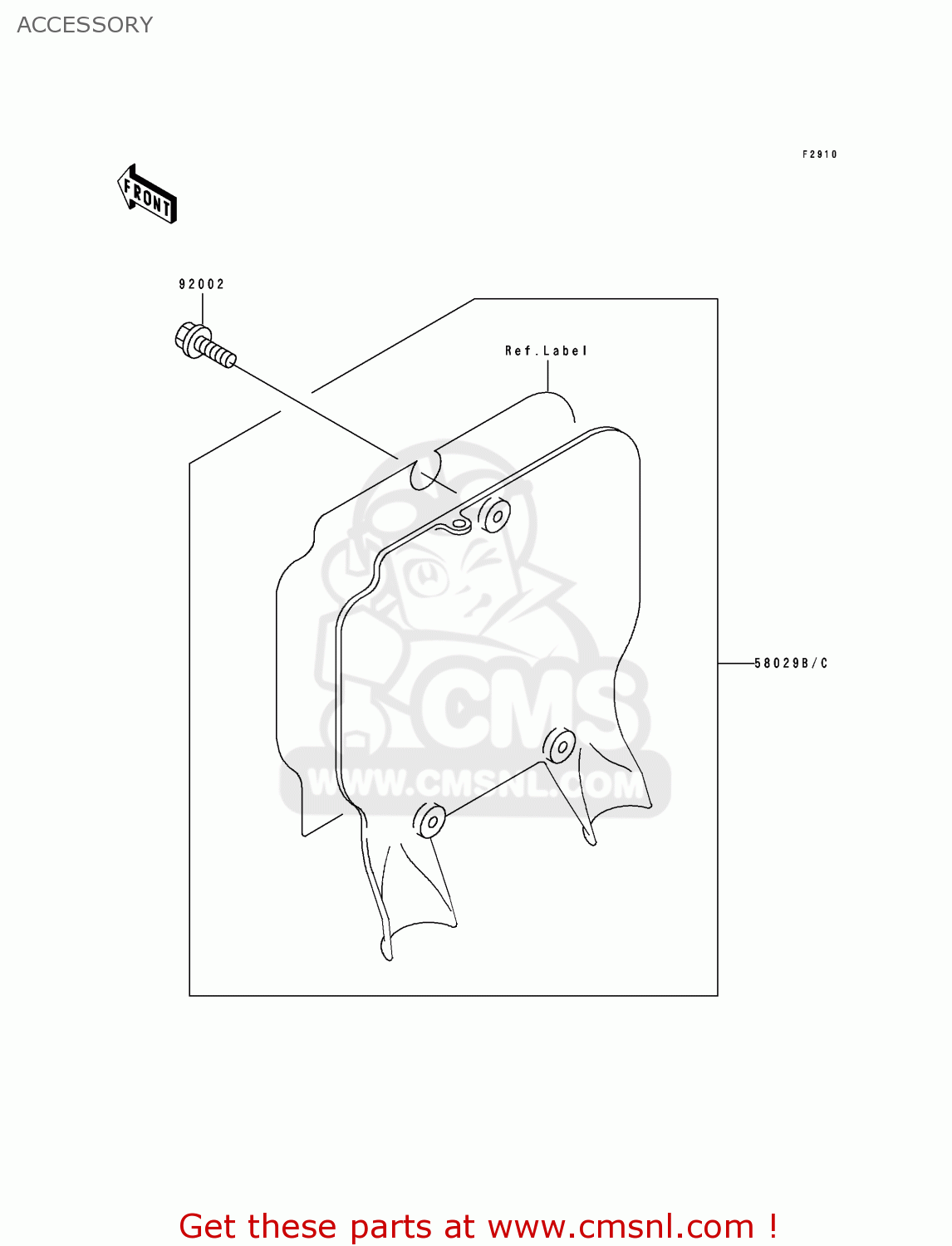 ACCESSORY KX125-H2 1991 EUROPE UK AL AS