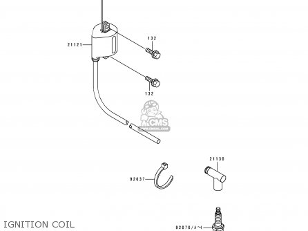 IGNITION COIL - KX125-H2 1991 EUROPE UK AL AS