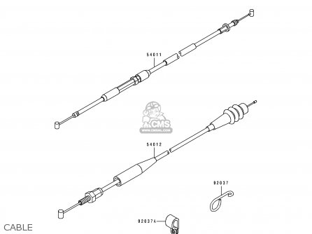 CABLE - KX125-J1 1992 EUROPE AS