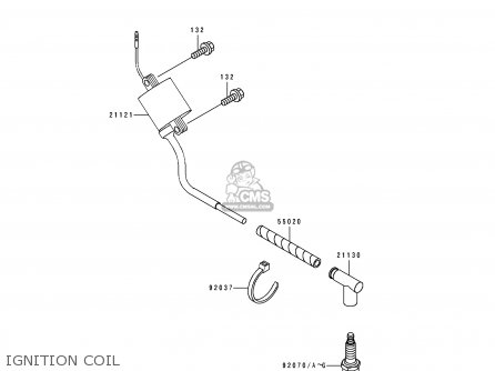 IGNITION COIL - KX125-J2 1993 USA CANADA