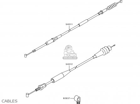 CABLES - KX125-K1 1994 USA CANADA