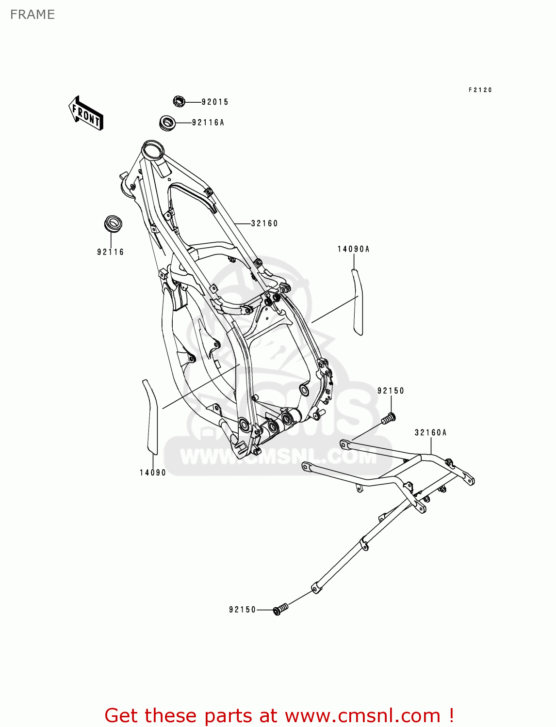 FRAME KX125-K1 EUROPE AS