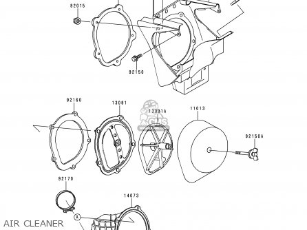 AIR CLEANER - KX125-K1 EUROPE AS