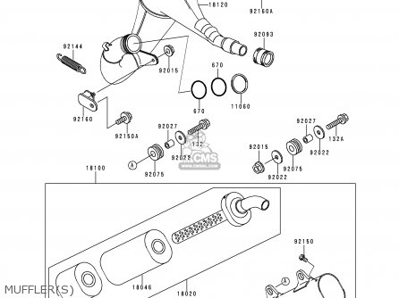 MUFFLER(S) - KX125-K1 EUROPE AS