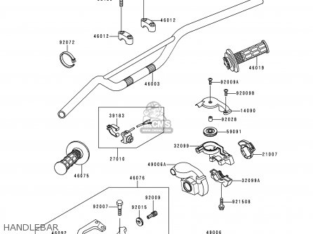 HANDLEBAR - KX125-K1 EUROPE AS