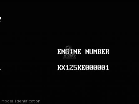 Model Identification - KX125-K2 1995 EUROPE AS