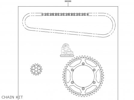 CHAIN KIT - KX125-K5 1998 EUROPE FR AS