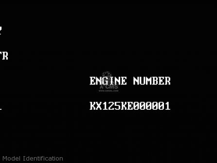 Model Identification - KX125-K5 1998 EUROPE FR AS