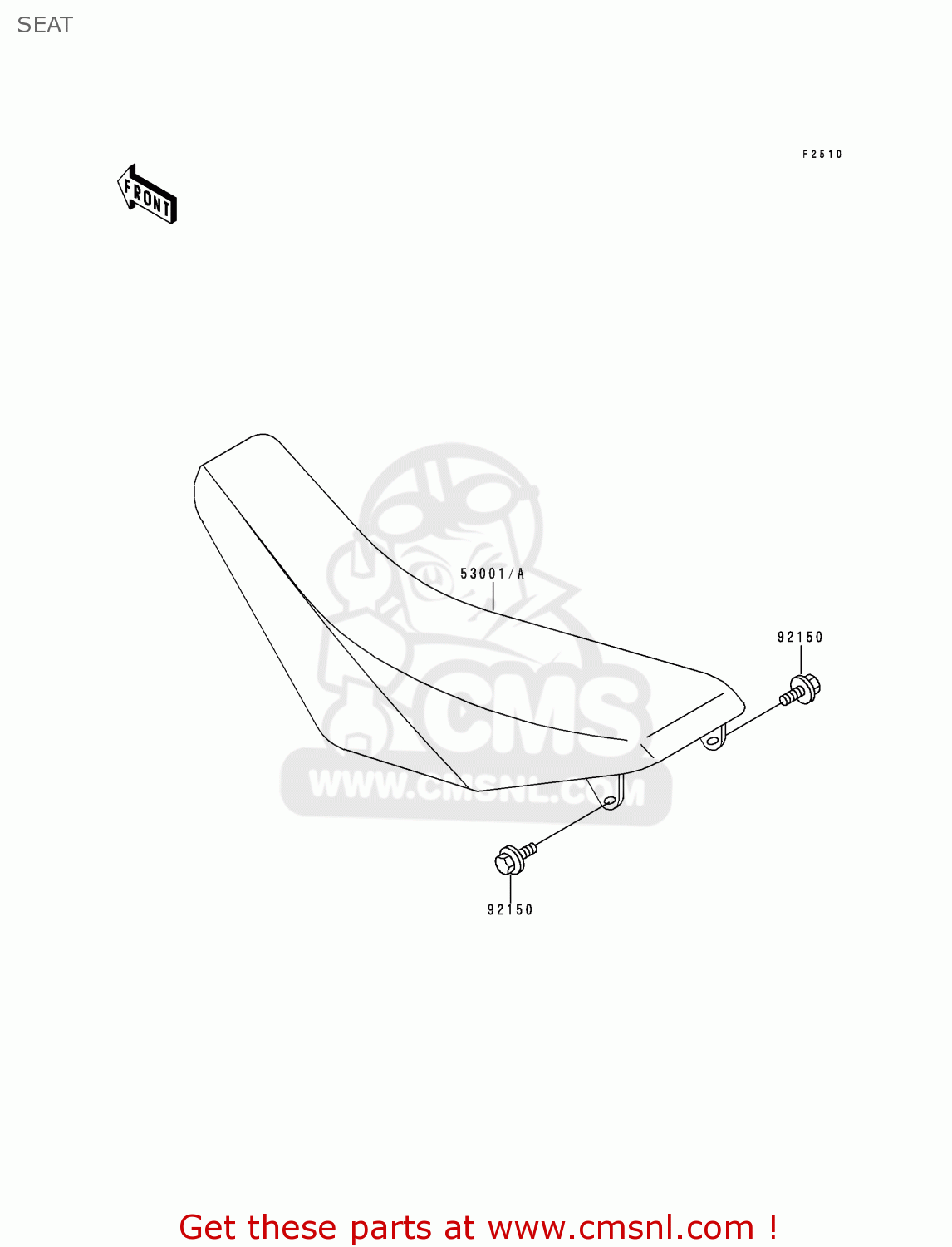 SEAT KX125-K5 1998 USA CANADA