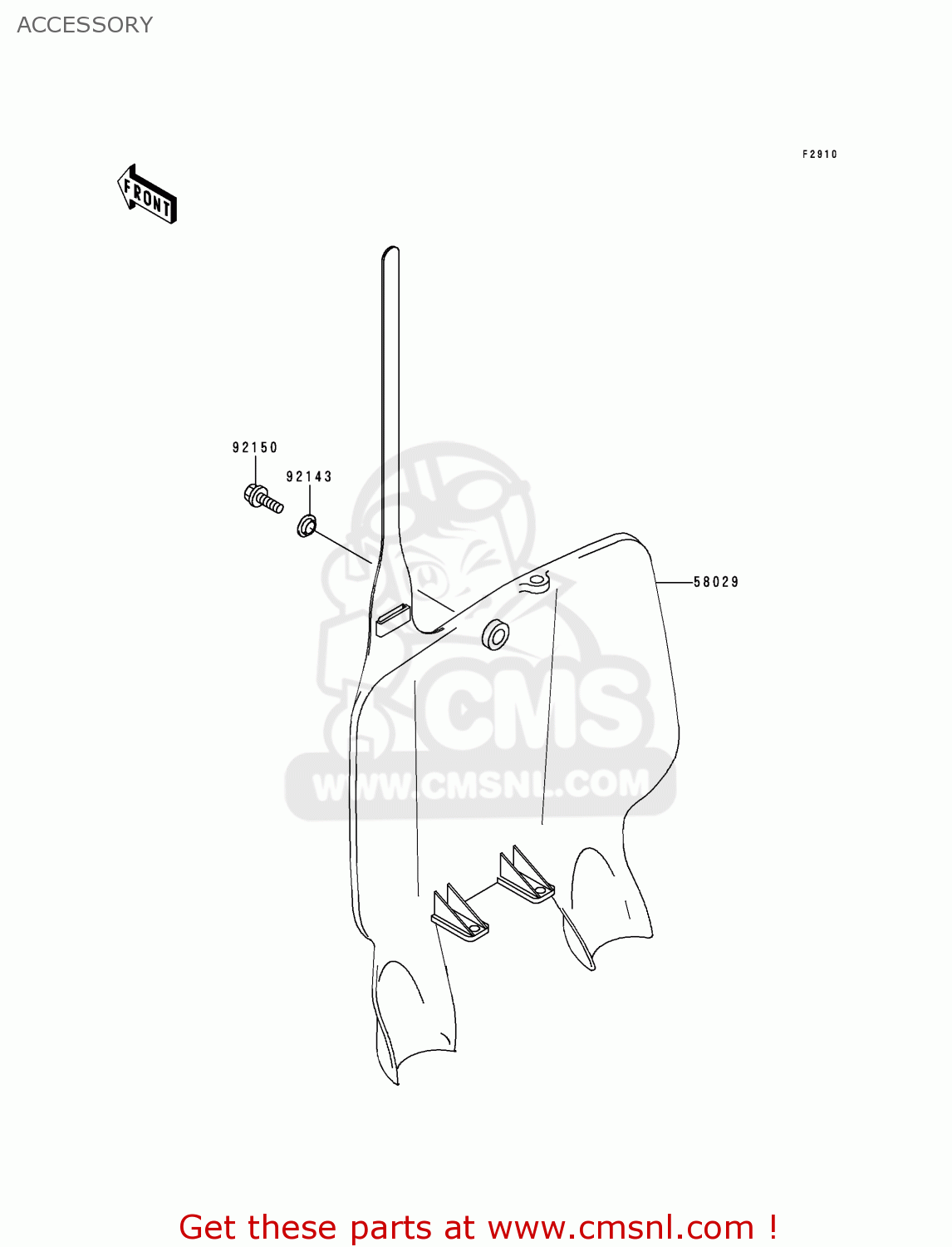 ACCESSORY KX125-L1 1999 USA CANADA