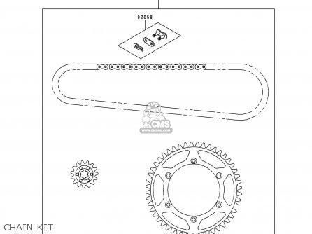 CHAIN KIT - KX125-L1 1999 USA CANADA