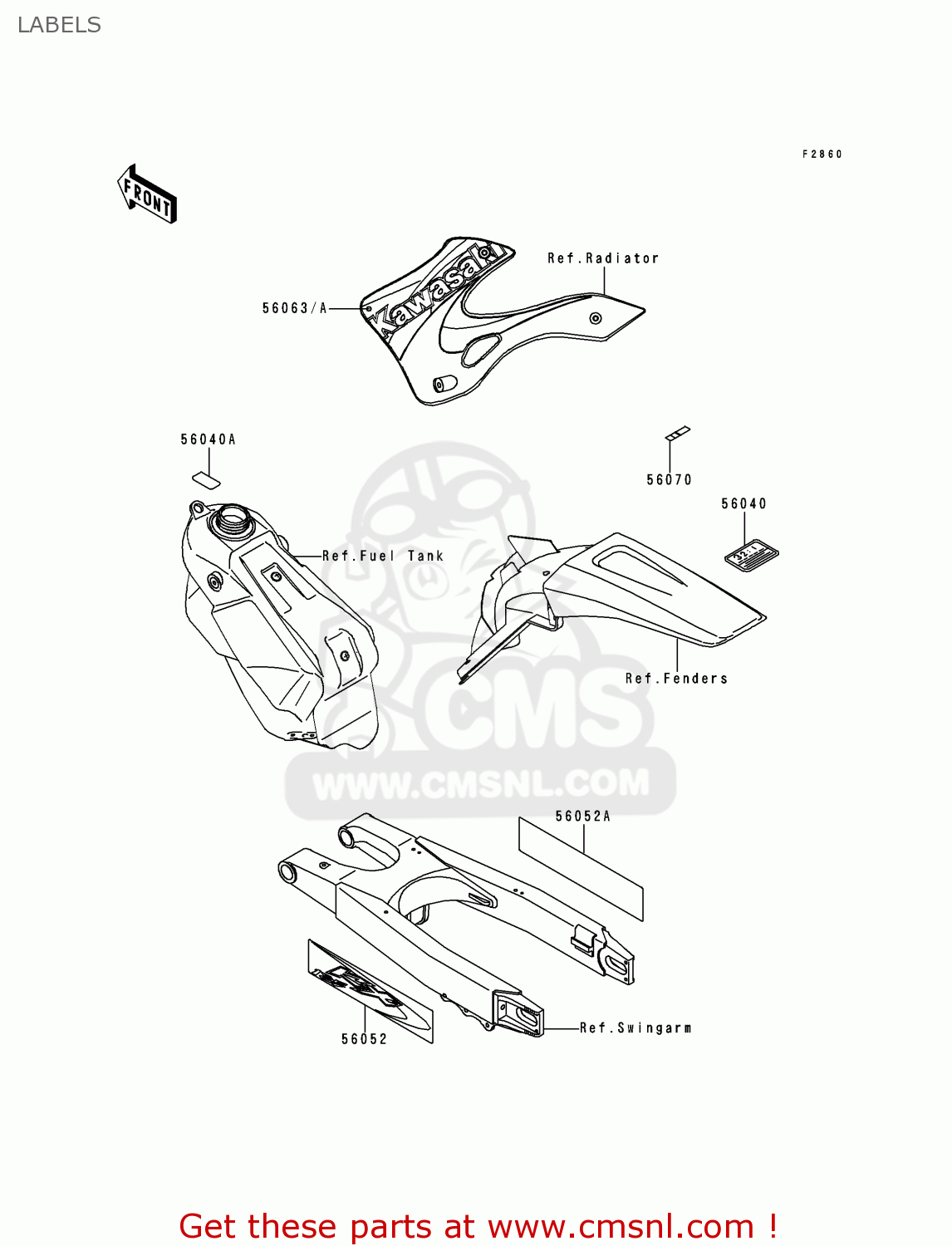 LABELS KX125-L2 2000 EUROPE AS