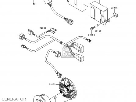 GENERATOR - KX125-L2 2000 EUROPE AS